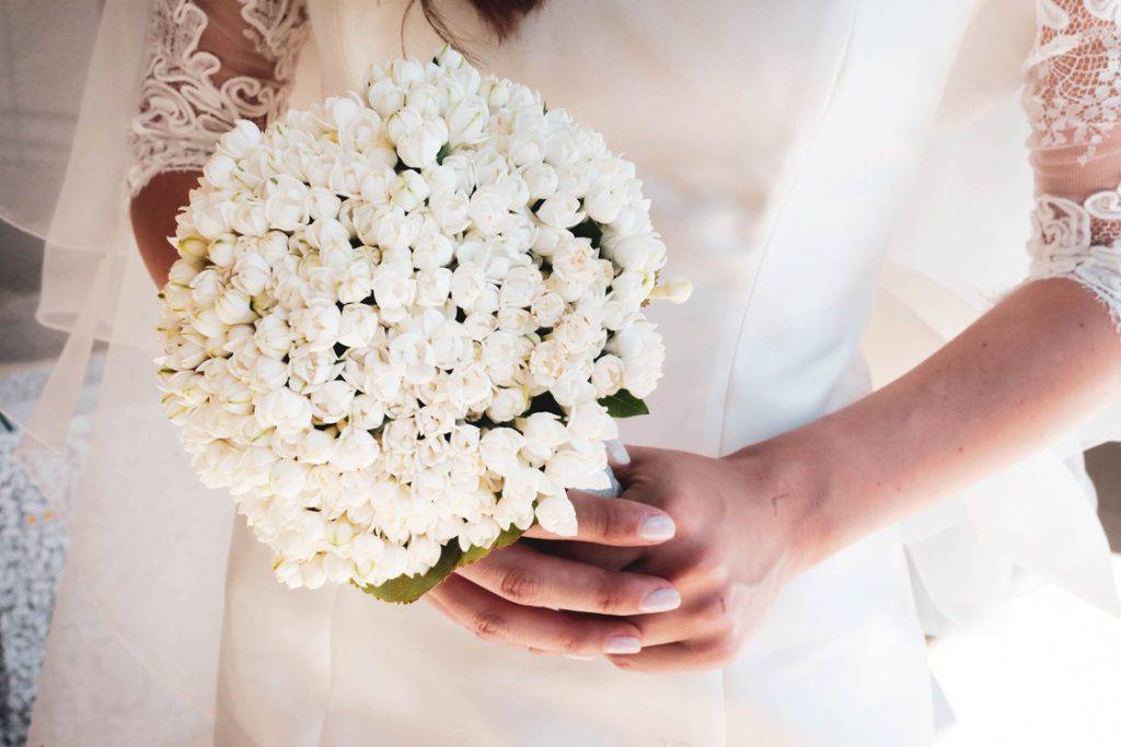 Bouquet da sposa di bouvardia