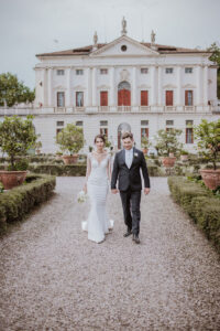 Destination Wedding Maison Mariage Italian Persian Elegant bride groom Villa ca marcello