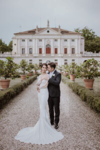 Destination Wedding Maison Mariage Italian  Persian Elegant bride groom Villa ca marcello