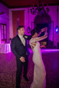 Destination Wedding Maison Mariage Italian Persian Elegant bride groom dancing