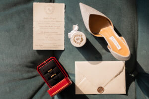 Italian Wedding elegant detail shoe stationary