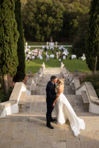 Italian Wedding at Villa Selvatico couple