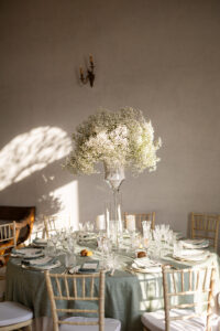 Italian Wedding elegant detail Villa Selvatico tablescape flowers