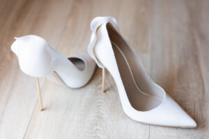 Italian Wedding Villa Foscarini elegant detail shoe