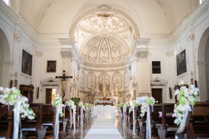 Italian Wedding Villa Foscarini elegant cerimony church