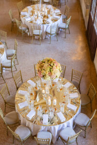 Italian Wedding Villa Foscarini elegant detail setup tables flowers