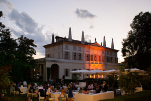 Italian Wedding Villa Foscarini elegant sunset