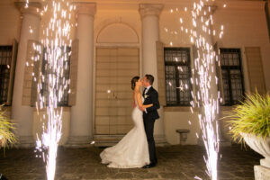 Italian Wedding Villa Foscarini elegant couple