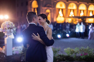 Italian Wedding Villa Foscarini elegant couple