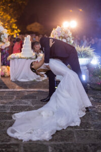 Italian Wedding Villa Foscarini elegant couple