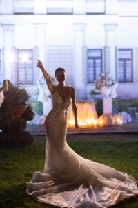 Italian Wedding Villa Foscarini elegant bride